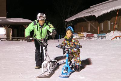 璃空（リク）君６才はお爺ちゃんと参加です・・